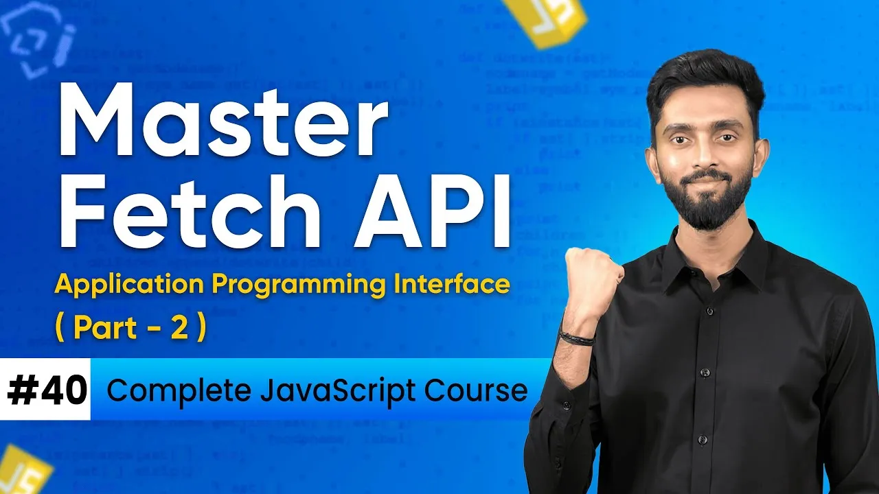 Cover for post: Mastering JavaScript Fetch API: Fetch Data from Free APIs Like Catfact